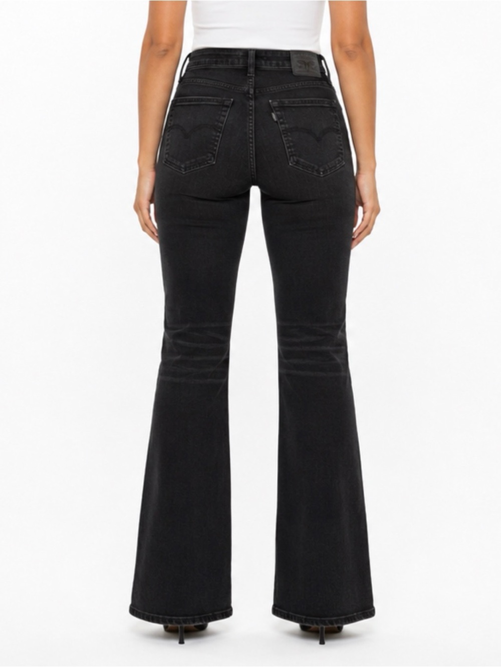 Levi's Black High Rise Boot-Cut Jeans